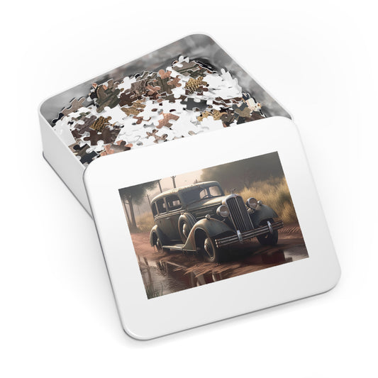 Jigsaw Puzzle, Vintage Car, Personalised/Non-Personalised (30, 110, 252, 500,1000-Piece)