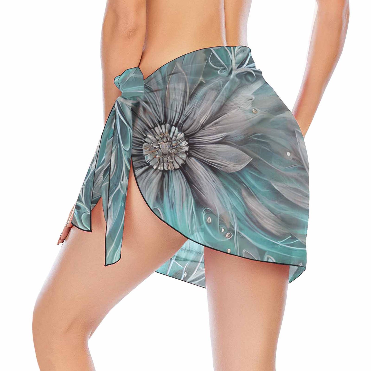 Elegant Green  Women's Beach Sarong Wrap