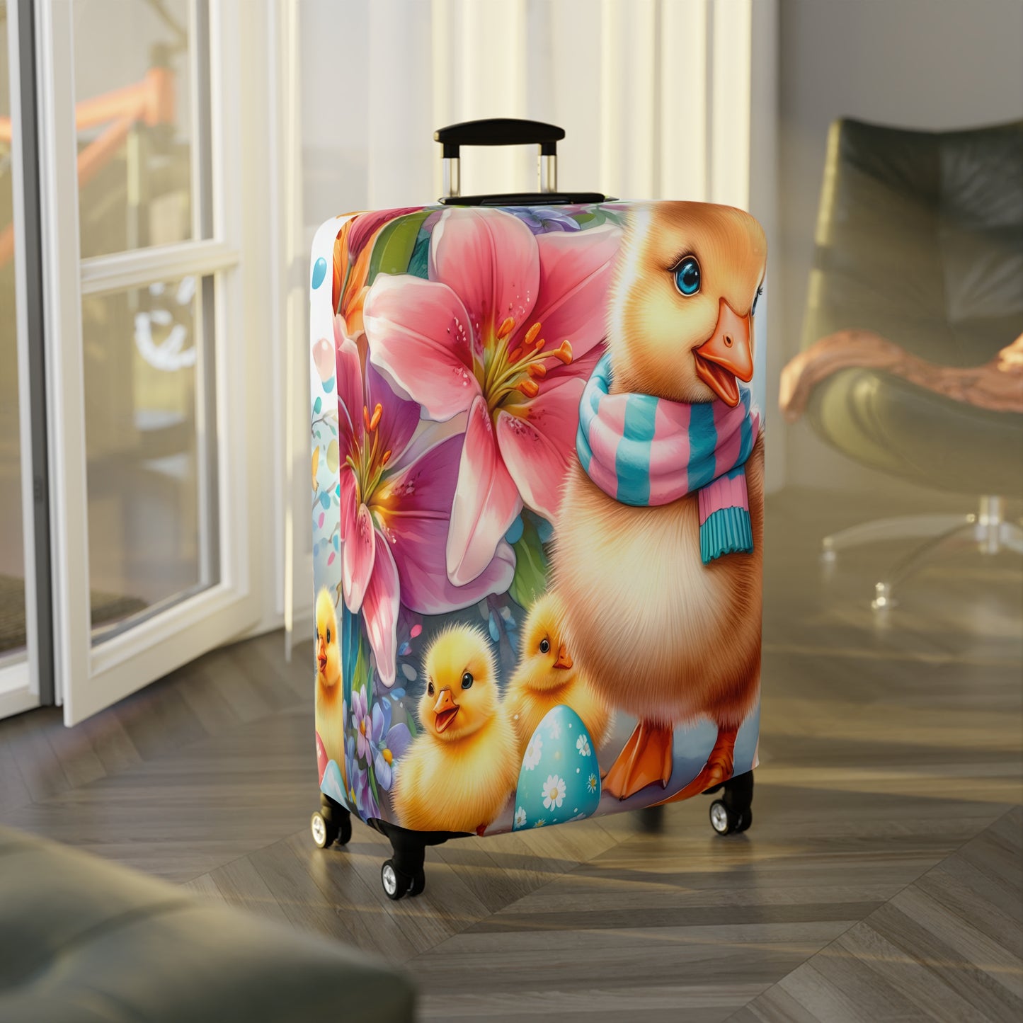 Luggage Cover, Easter, Duck, awd-1608