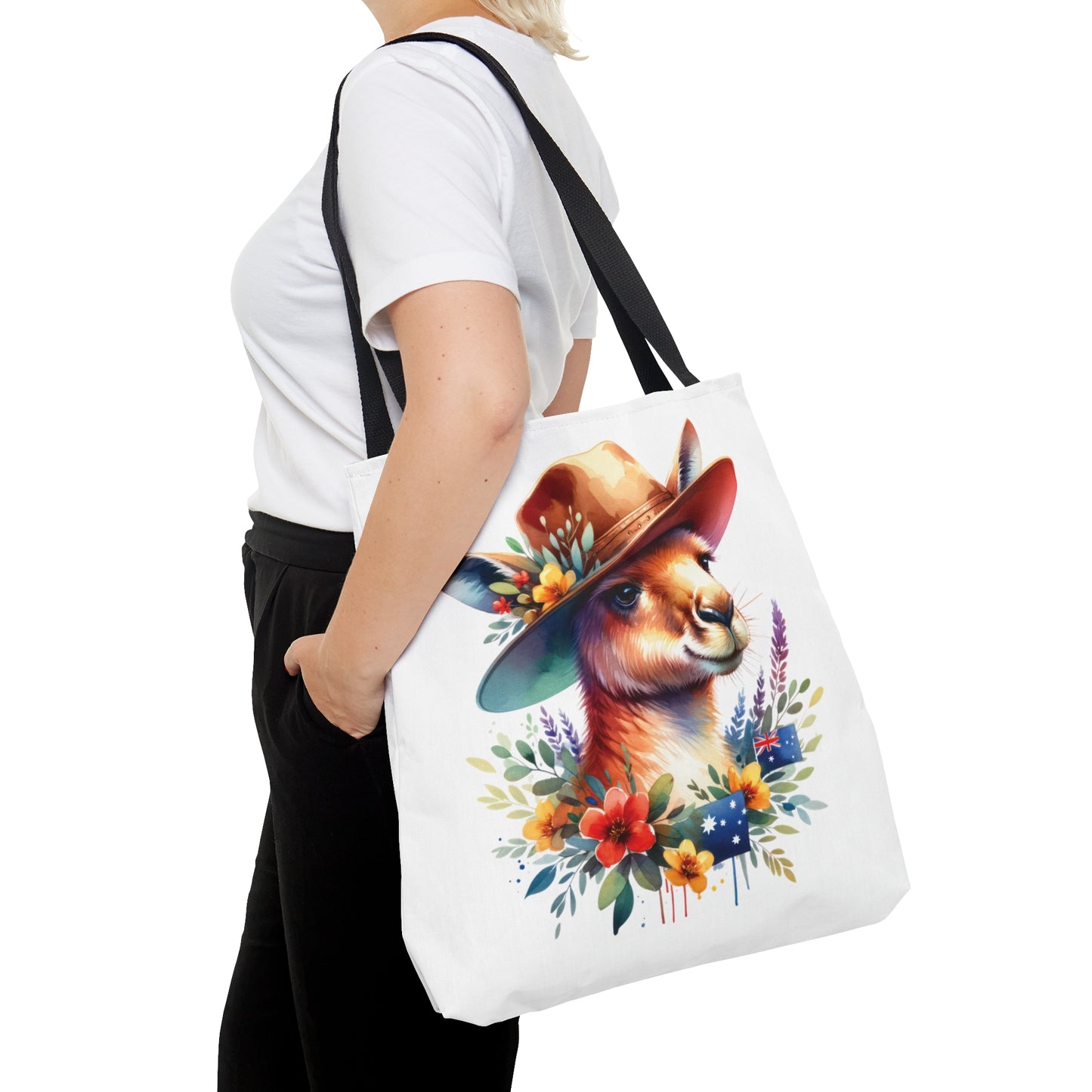 Tote Bag, Australian Animals, Kangaroo, Personalised/Non-Personalised Tote bag