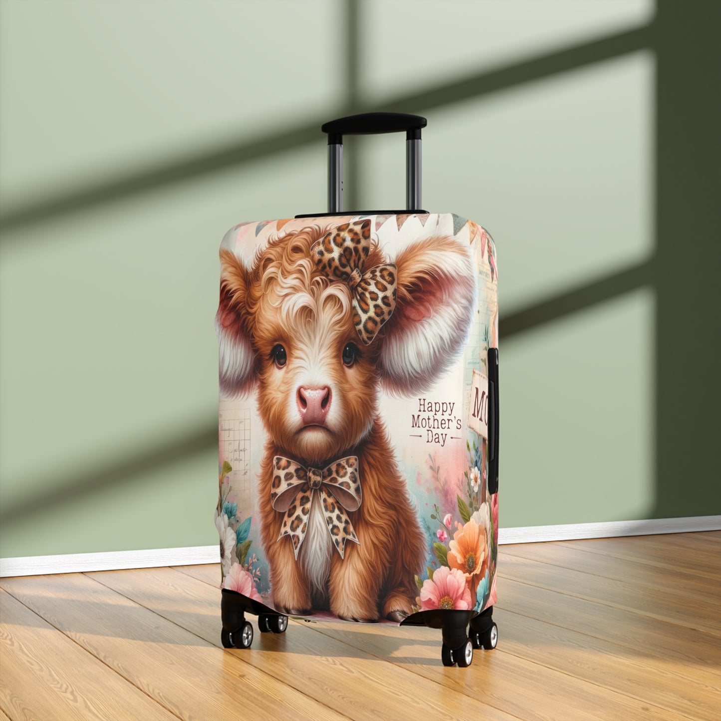 Luggage Cover, Highland Cow, awd-5014