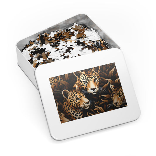 Jigsaw Puzzle, Leopard, Personalised/Non-Personalised (30, 110, 252, 500,1000-Piece)