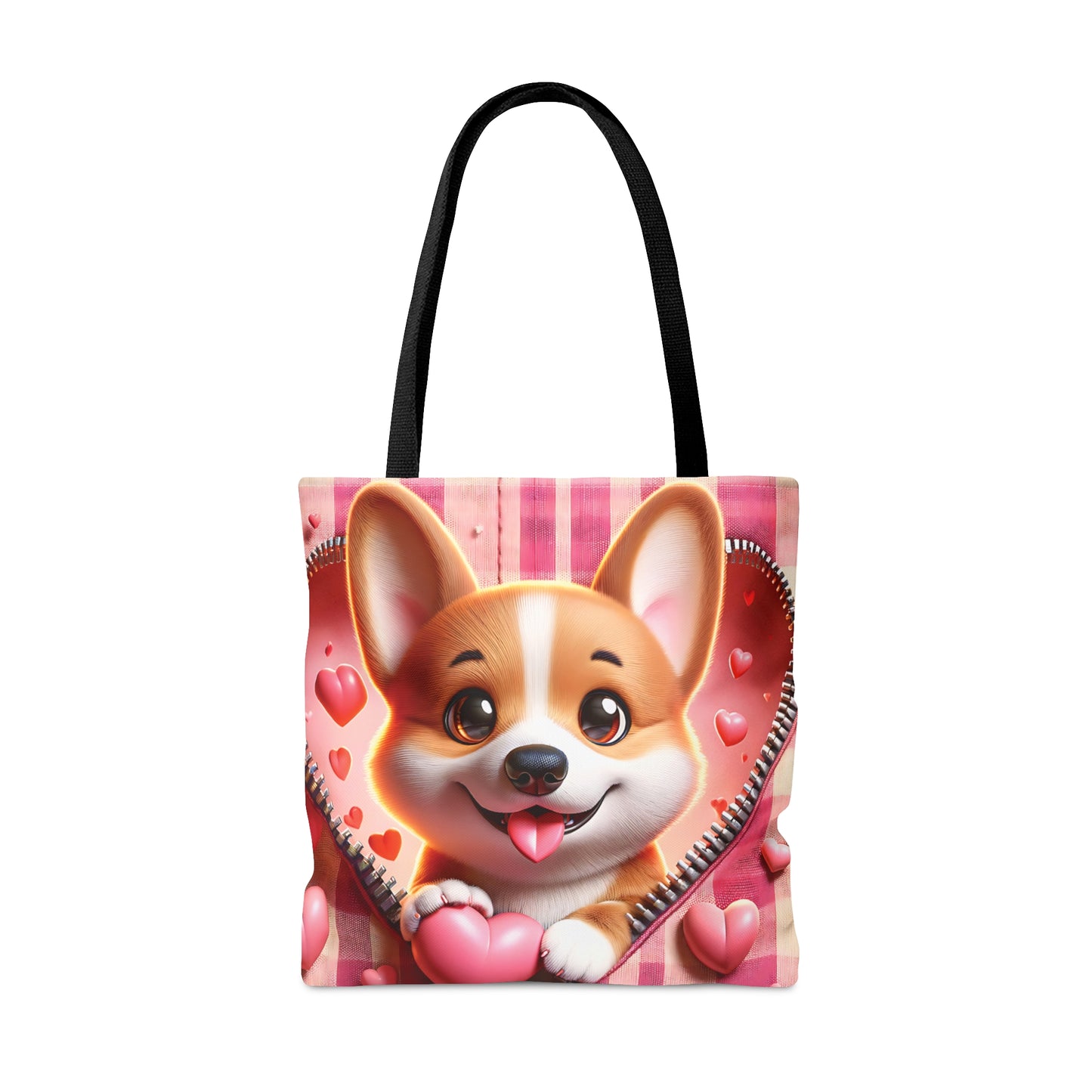 Tote Bag, Cute Dog, Personalised/Non-Personalised Tote bag