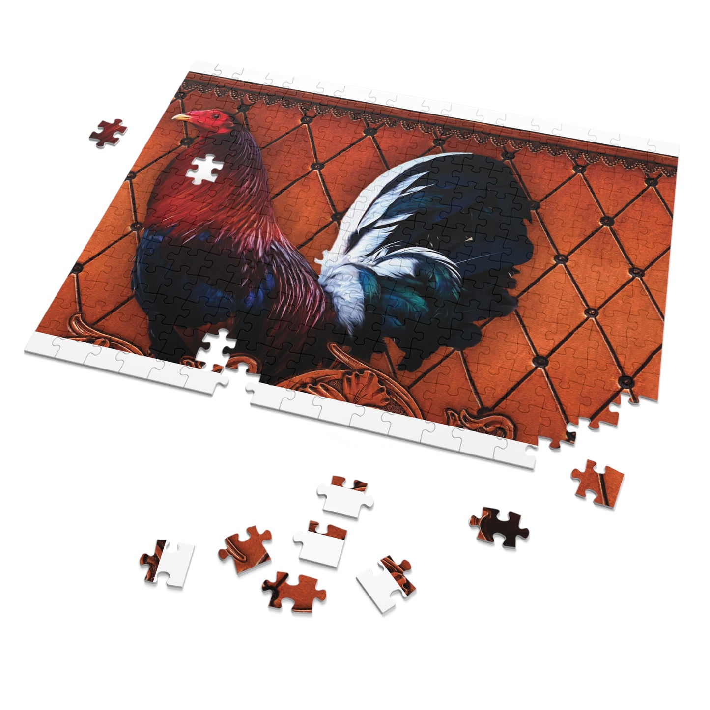 Jigsaw Puzzle, Western, Chicken/Rooster, Personalised/Non-Personalised (30, 110, 252, 500,1000-Piece)