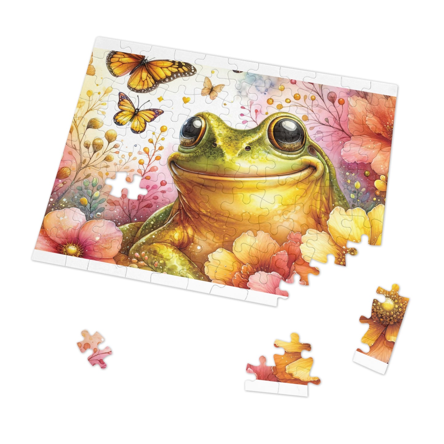 Jigsaw Puzzle, Frog, Personalised/Non-Personalised (30, 110, 252, 500,1000-Piece)