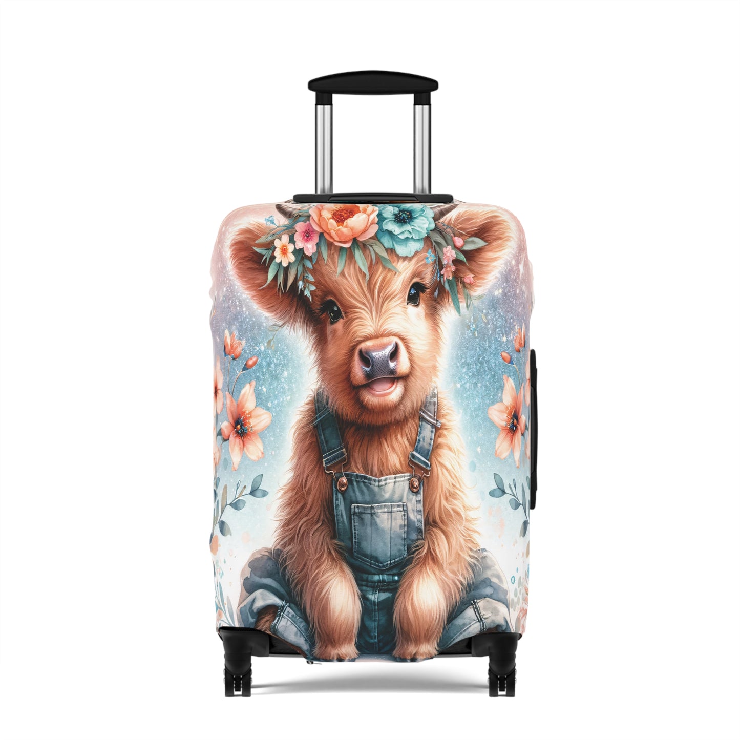 Luggage Cover, Highland Cow, awd-1159