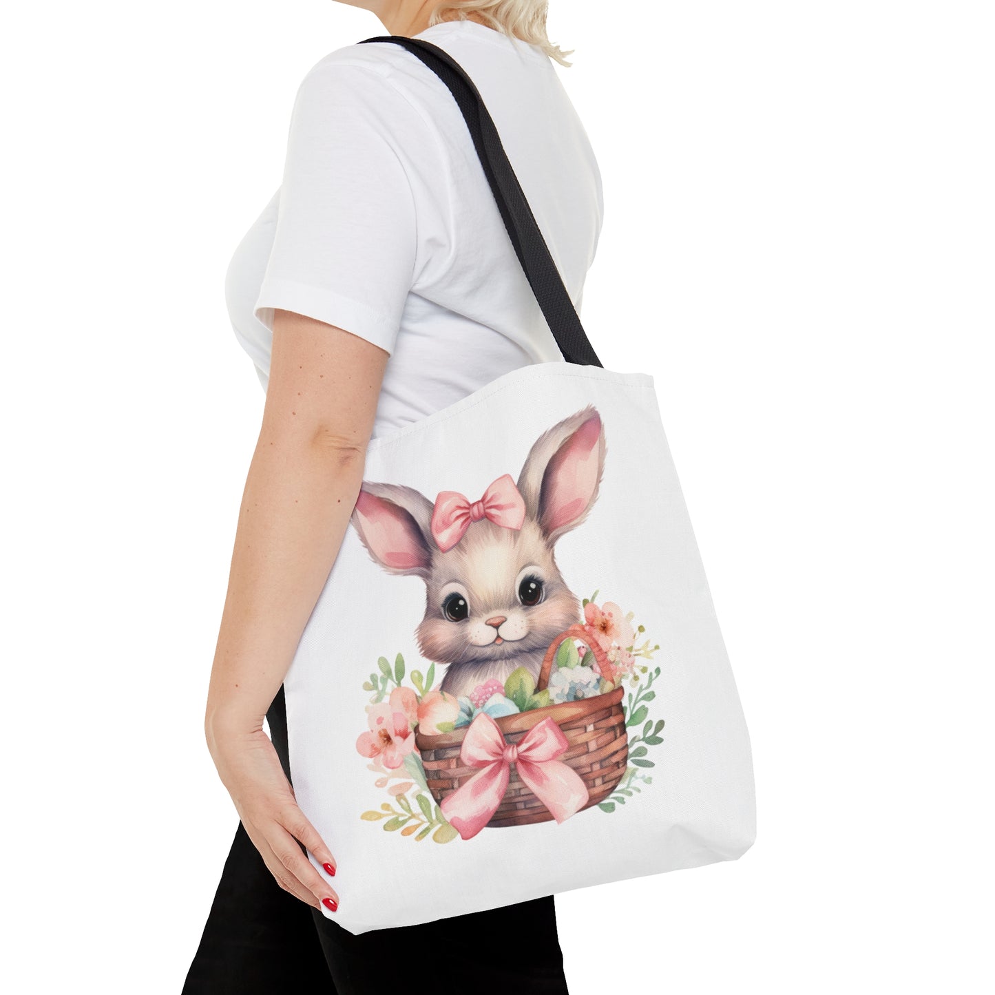 Tote Bag, Easter, Rabbit, Personalised/Non-Personalised Tote bag