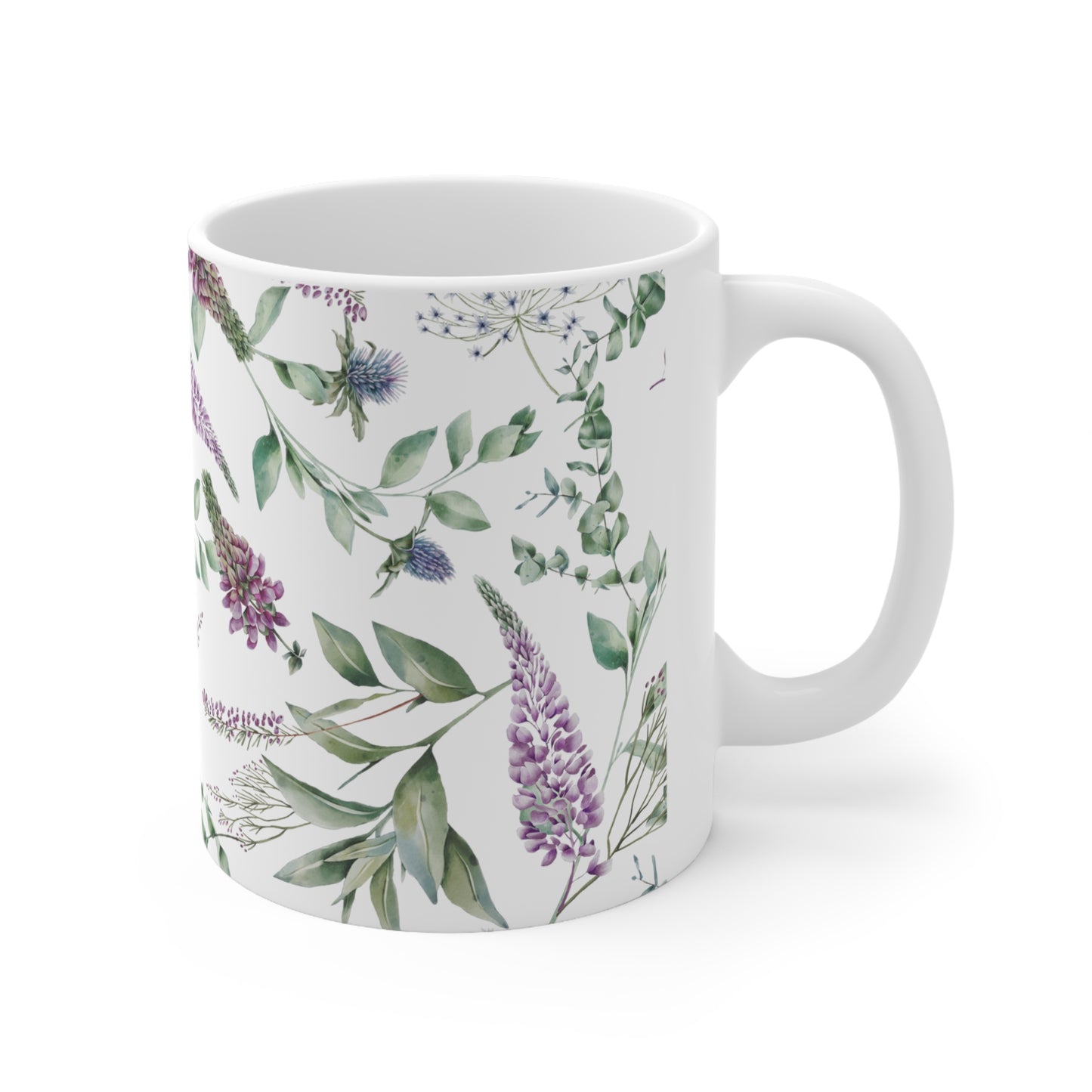 Scottish Floral, Ceramic Mug 11oz