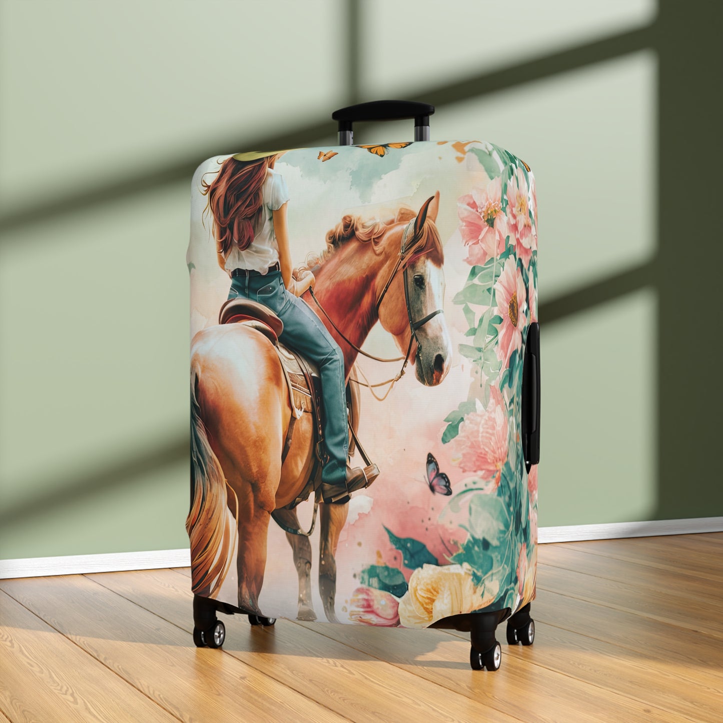 Luggage Cover, Country and Western, Country Girl and Horse, awd-1716