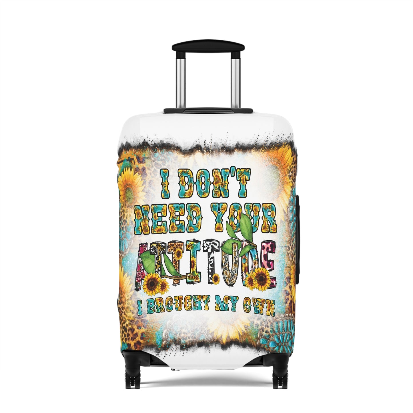 Luggage Cover, Country and Western, I Don't need your Attitude, awd-1033