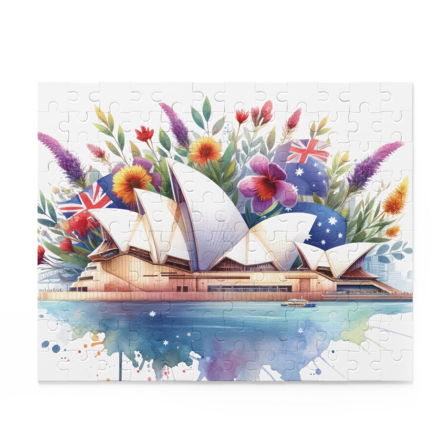 Personalised/Non-Personalised Puzzle, Sydney Opera House (120, 252, 500-Piece)