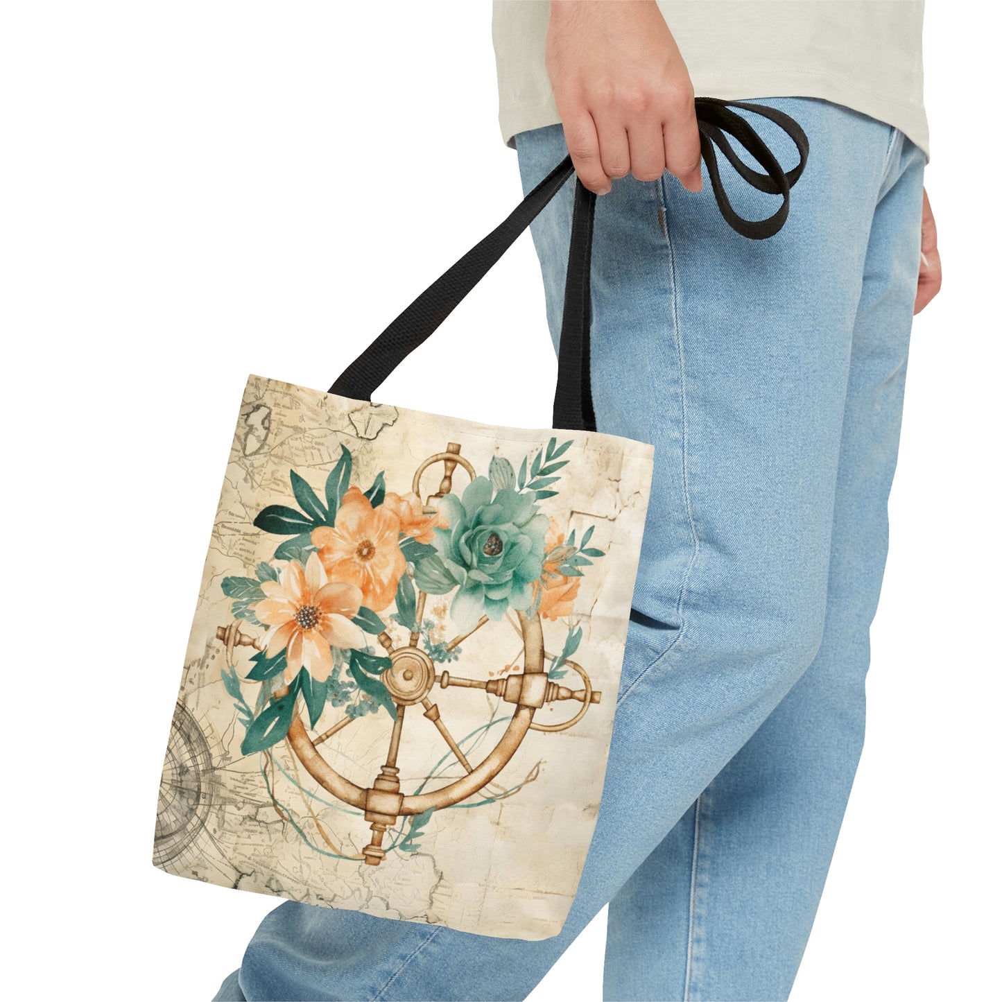 Tote Bag, Nautical bag, Beach Tote Bag