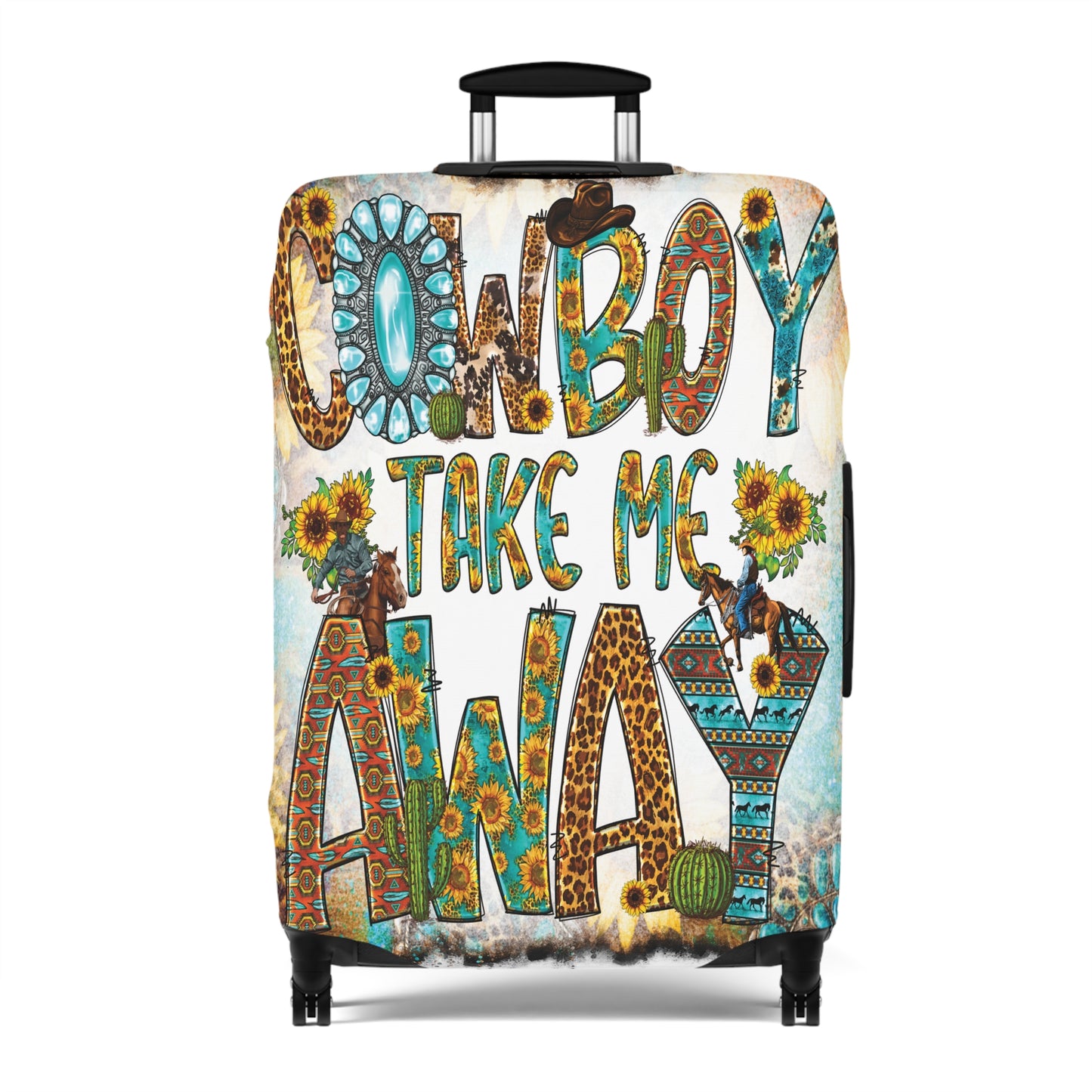 Luggage Cover, Country and Western, Cowboy Take me Away, awd-1026