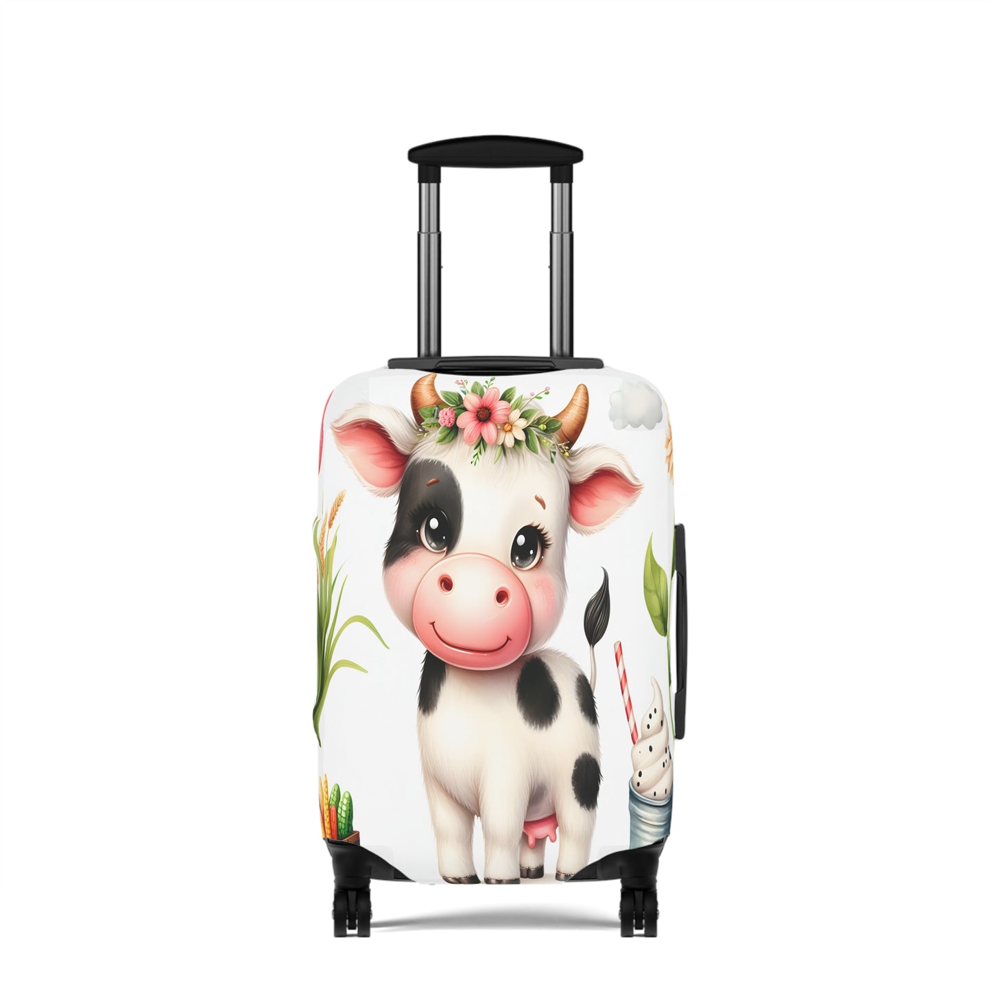 Luggage Cover, Cow, awd-1614