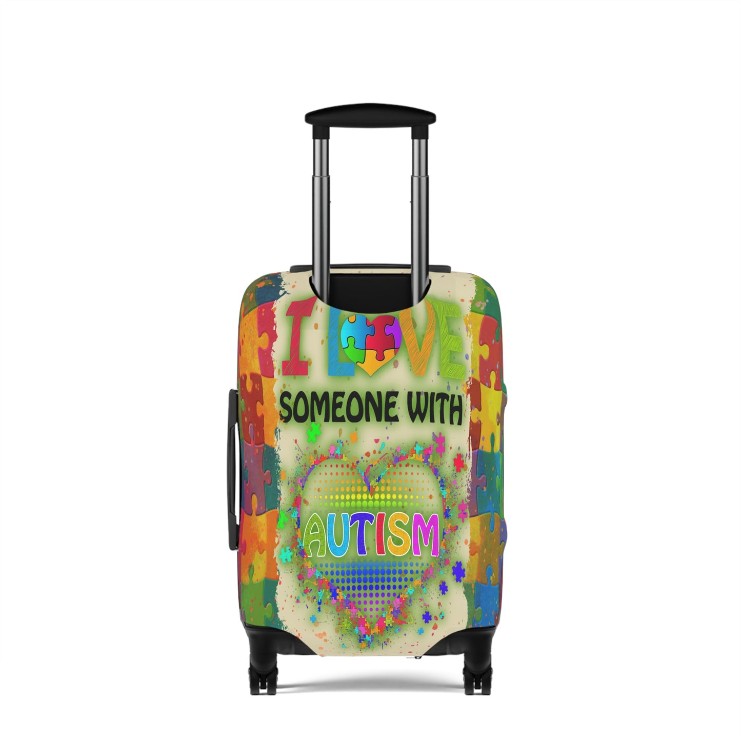 Luggage Cover, I Love someone with Autism, awd-1459b