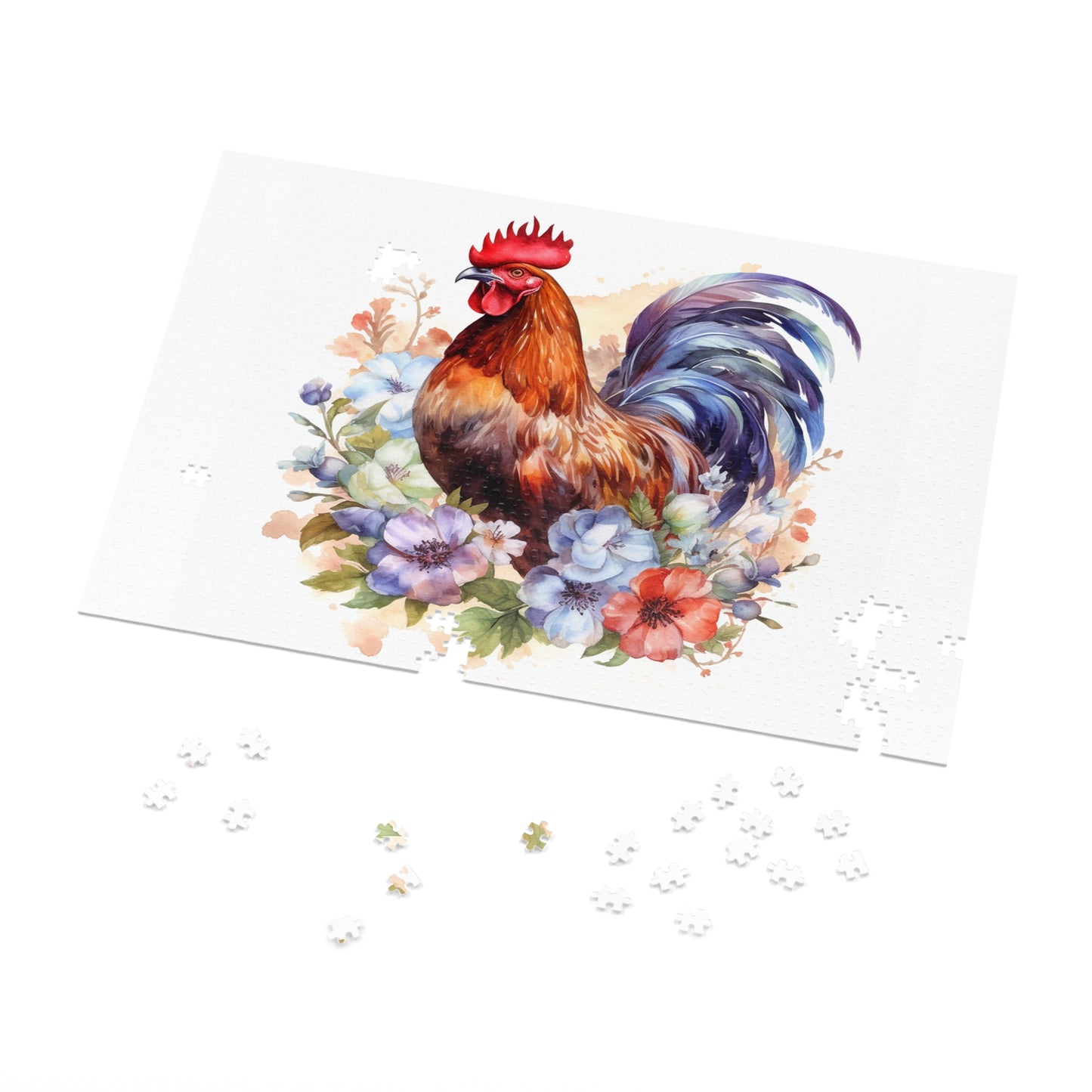 Jigsaw Puzzle, Chicken/Rooster, Personalised/Non-Personalised (30, 110, 252, 500,1000-Piece)