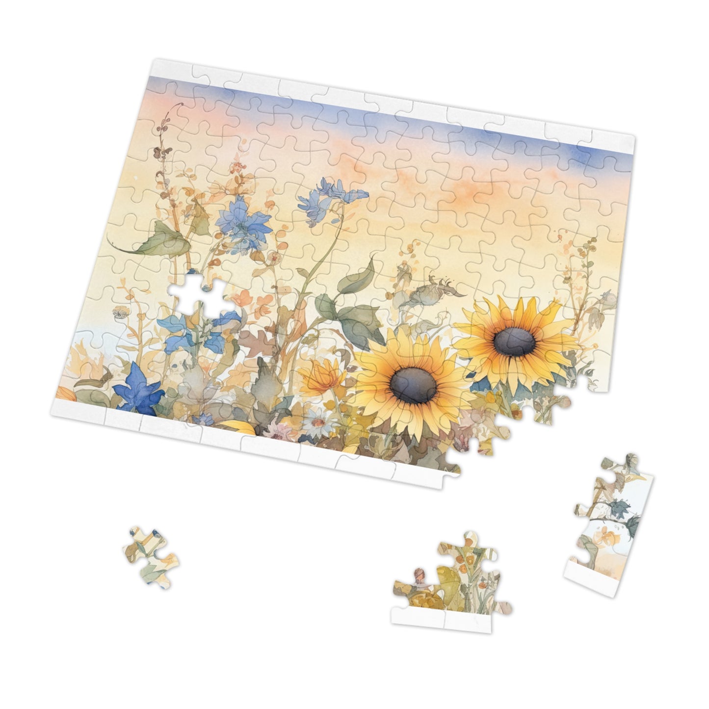 Jigsaw Puzzle, Floral, Personalised/Non-Personalised (30, 110, 252, 500,1000-Piece)