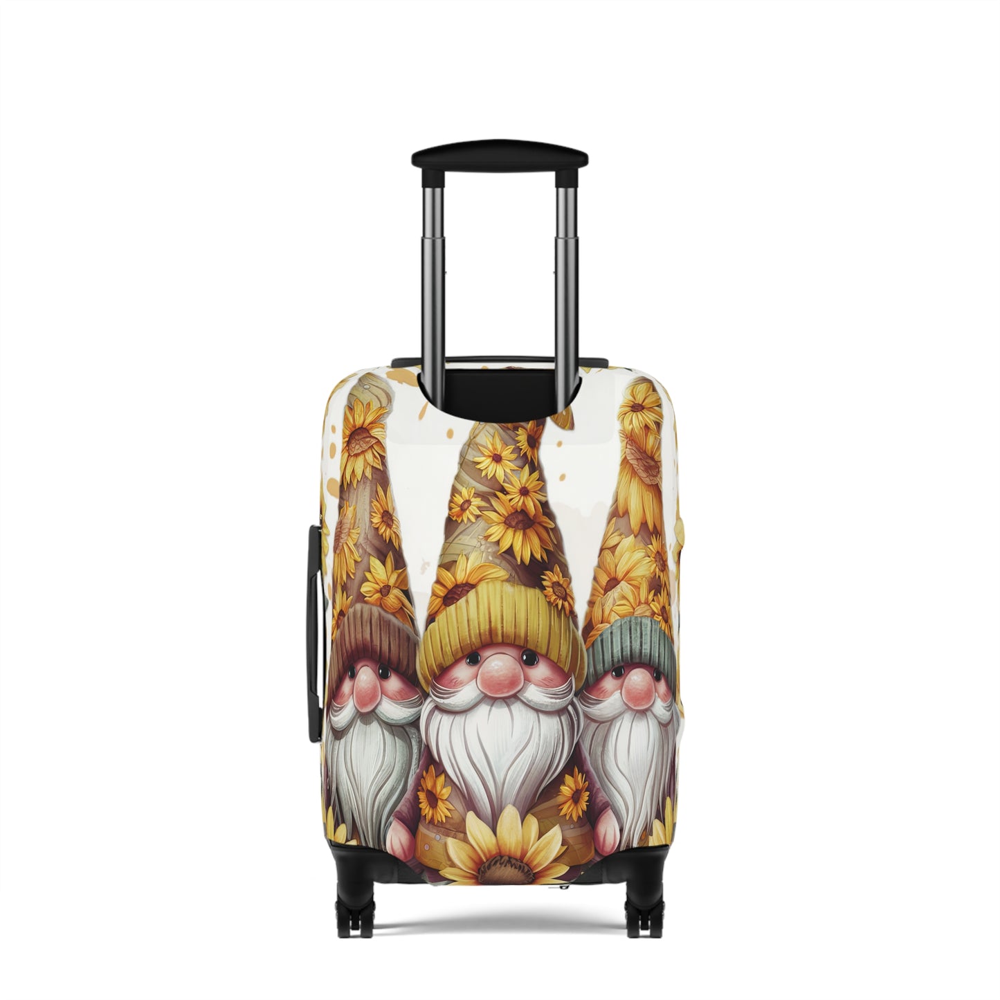 Luggage Cover, Sunflowers, Gnomes, awd-1744