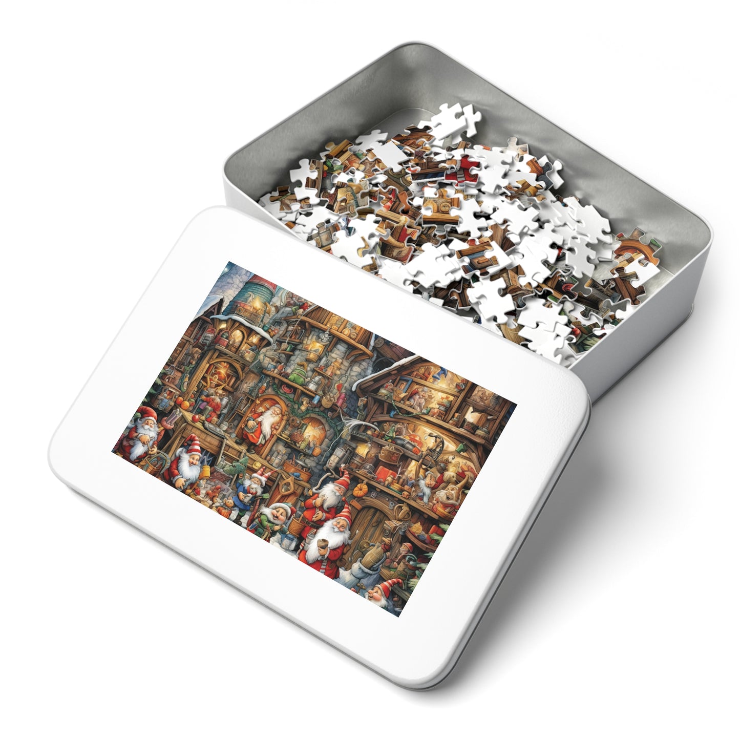 Jigsaw Puzzle, Santa's Workshop, Personalised/Non-Personalised (30, 110, 252, 500,1000-Piece)