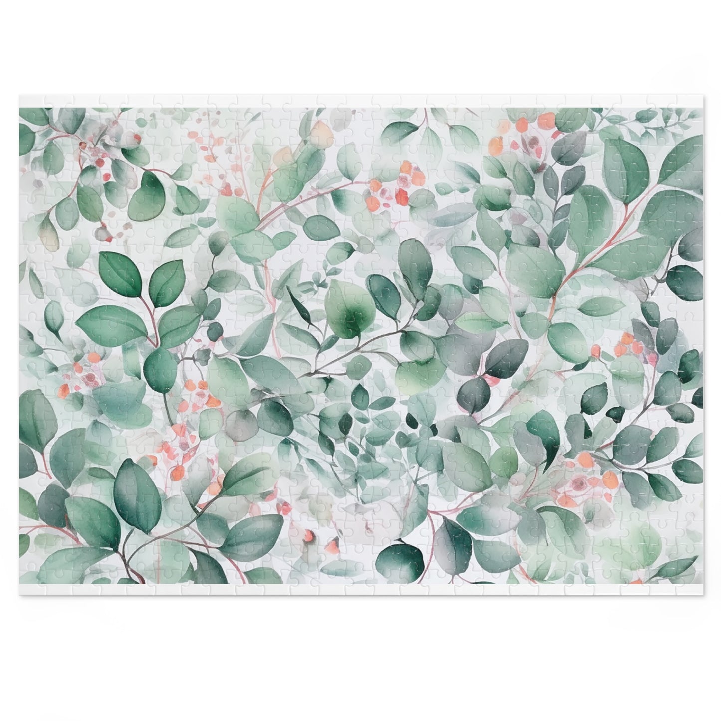 Jigsaw Puzzle, Eucalyptus Leaves, Personalised/Non-Personalised (30, 110, 252, 500,1000-Piece)