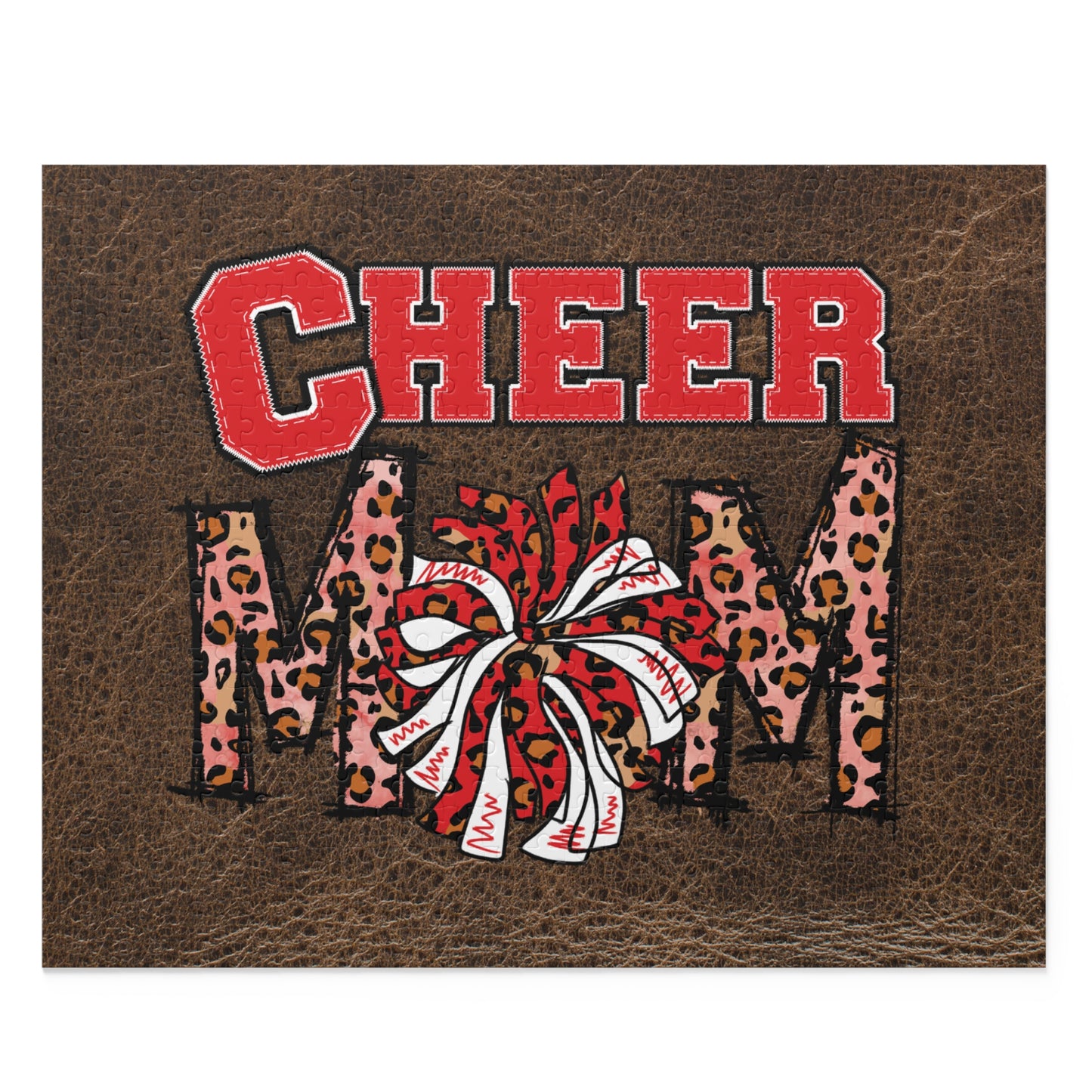 Personalised/Non-Personalised Puzzle, Cheer Mom (120, 252, 500-Piece)