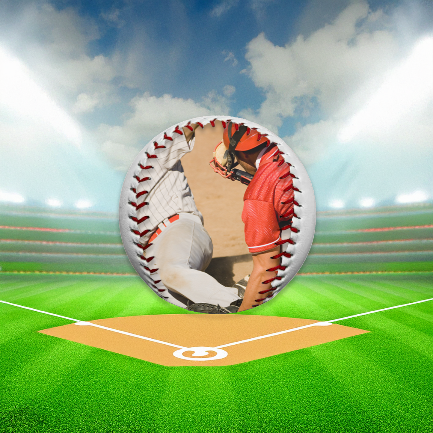 Personalised Baseball, Hustle, Hit and Steal it's how we Seal the Deal!