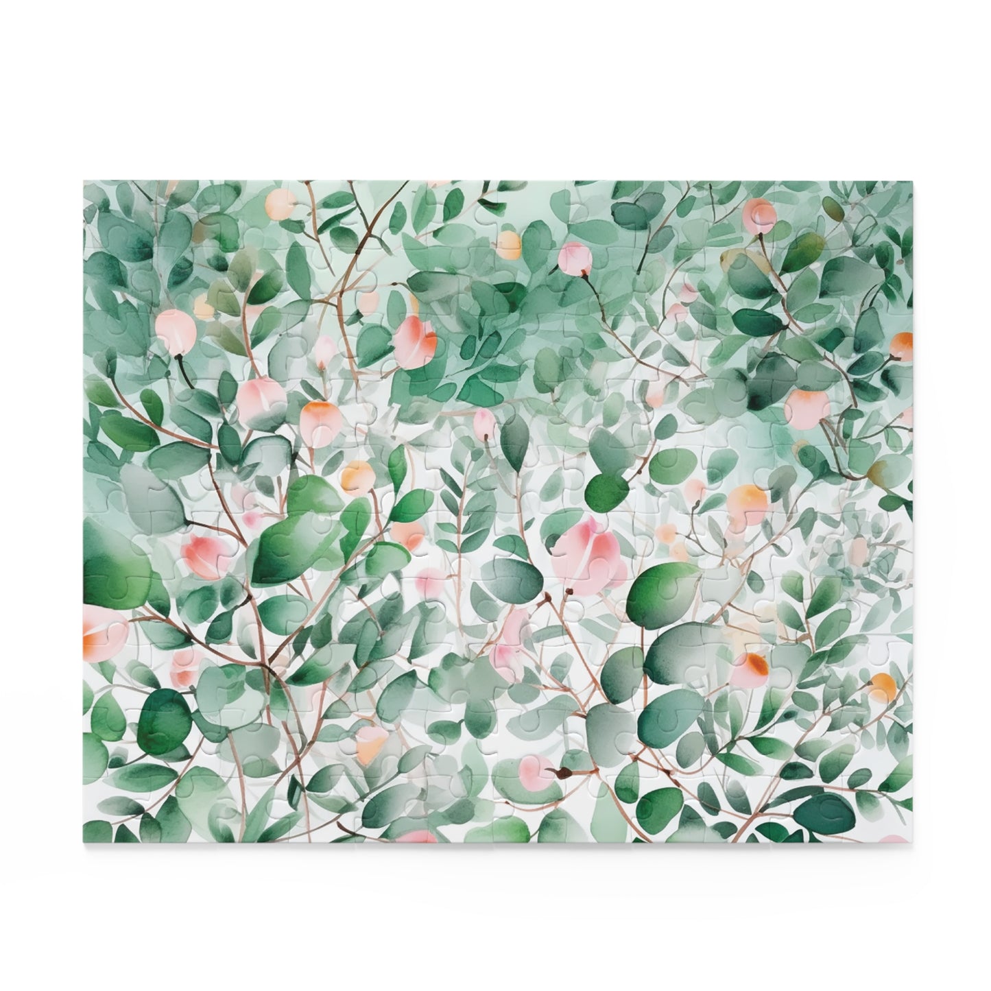 Personalised/Non-Personalised Puzzle, Eucalyptus Leaves (120, 252, 500-Piece)