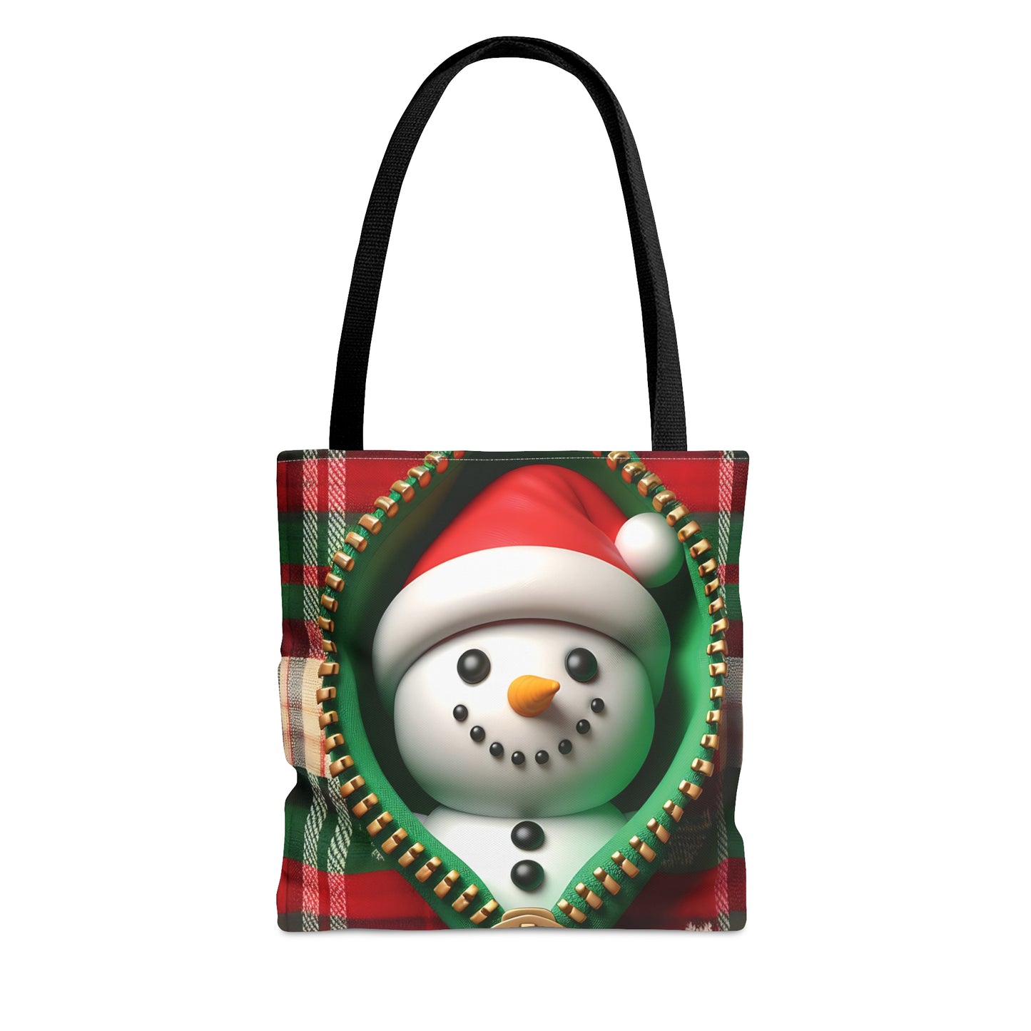 Tote Bag, Christmas, Snowman, Personalised/Non-Personalised Tote bag