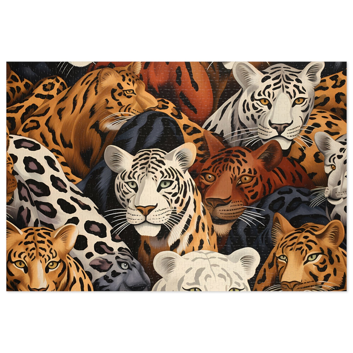 Jigsaw Puzzle, Leopard, Personalised/Non-Personalised (30, 110, 252, 500,1000-Piece)