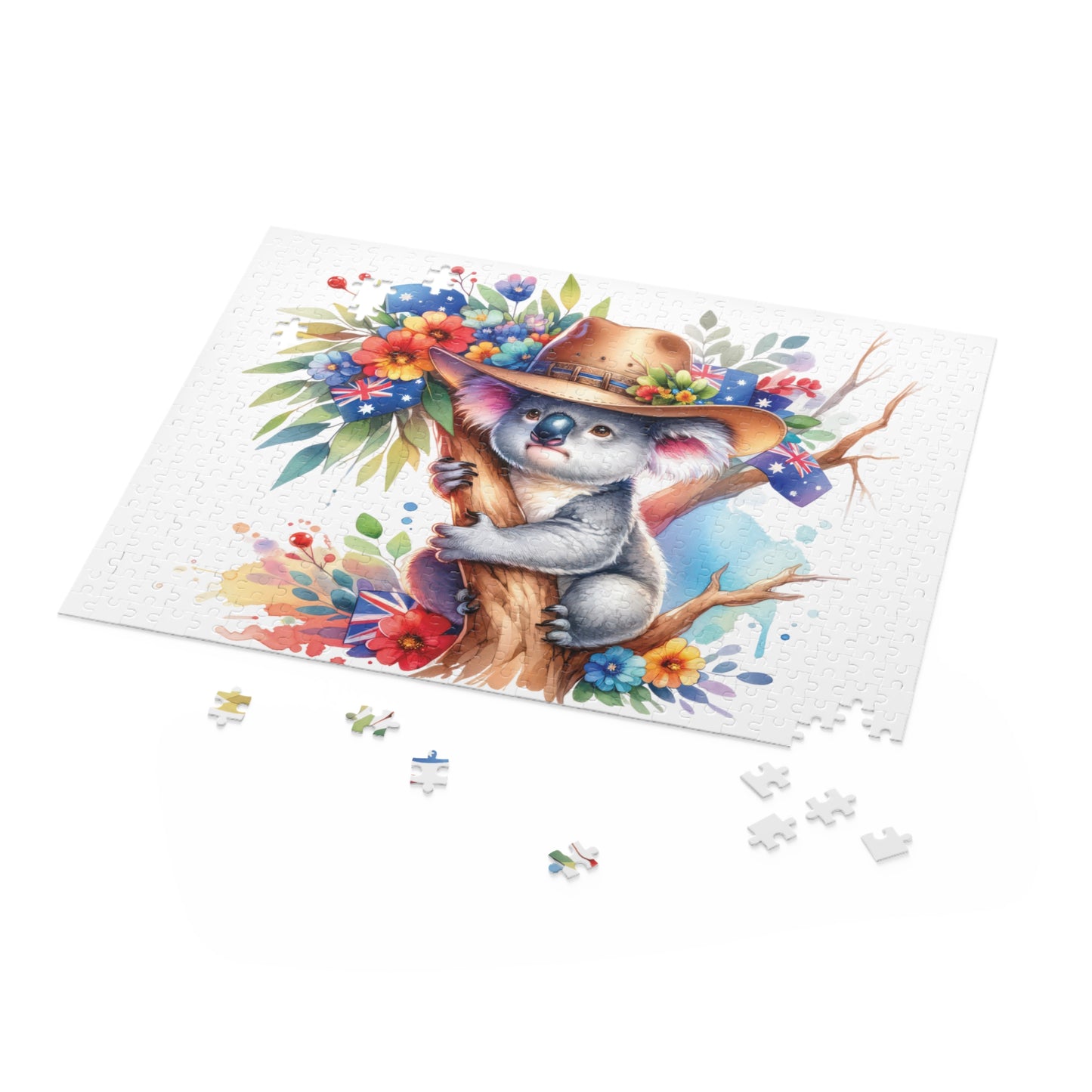 Personalised/Non-Personalised Puzzle, Koala (120, 252, 500-Piece)