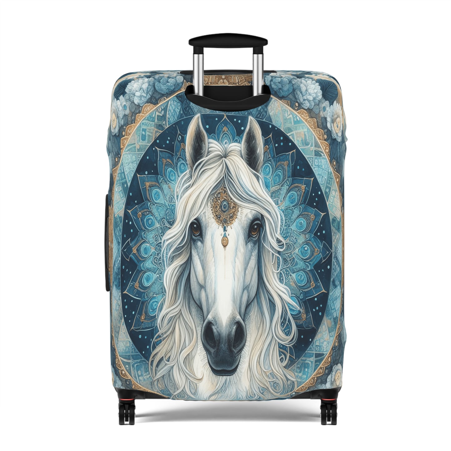 Luggage Cover, Country and Western, Horse Mandala, awd-1704