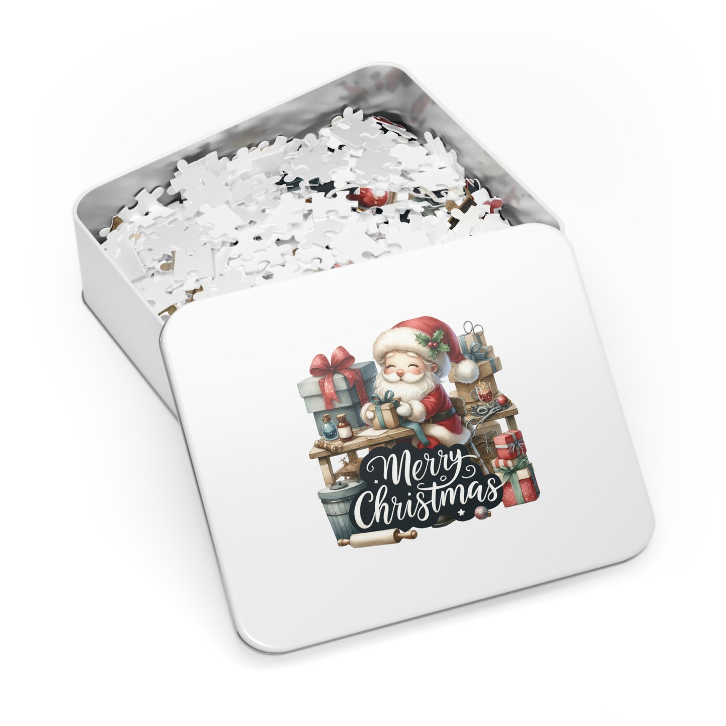 Jigsaw Puzzle, Christmas, Santa, Personalised/Non-Personalised (30, 110, 252, 500,1000-Piece)