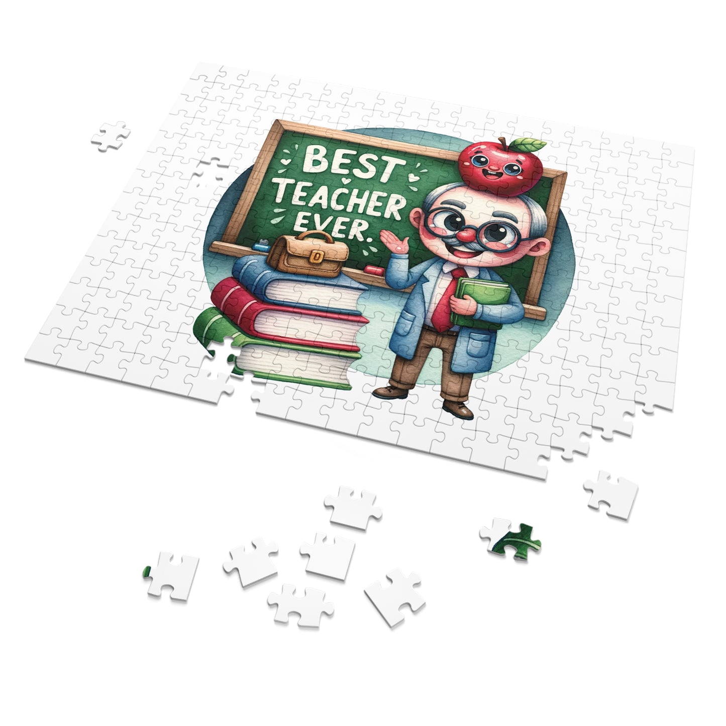 Jigsaw Puzzle, Teacher, Personalised/Non-Personalised (30, 110, 252, 500,1000-Piece)