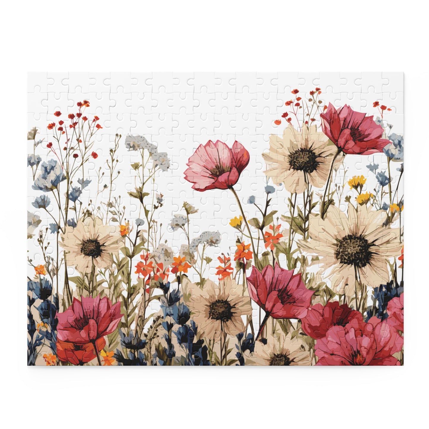 Personalised/Non-Personalised Puzzle, Floral (120, 252, 500-Piece)