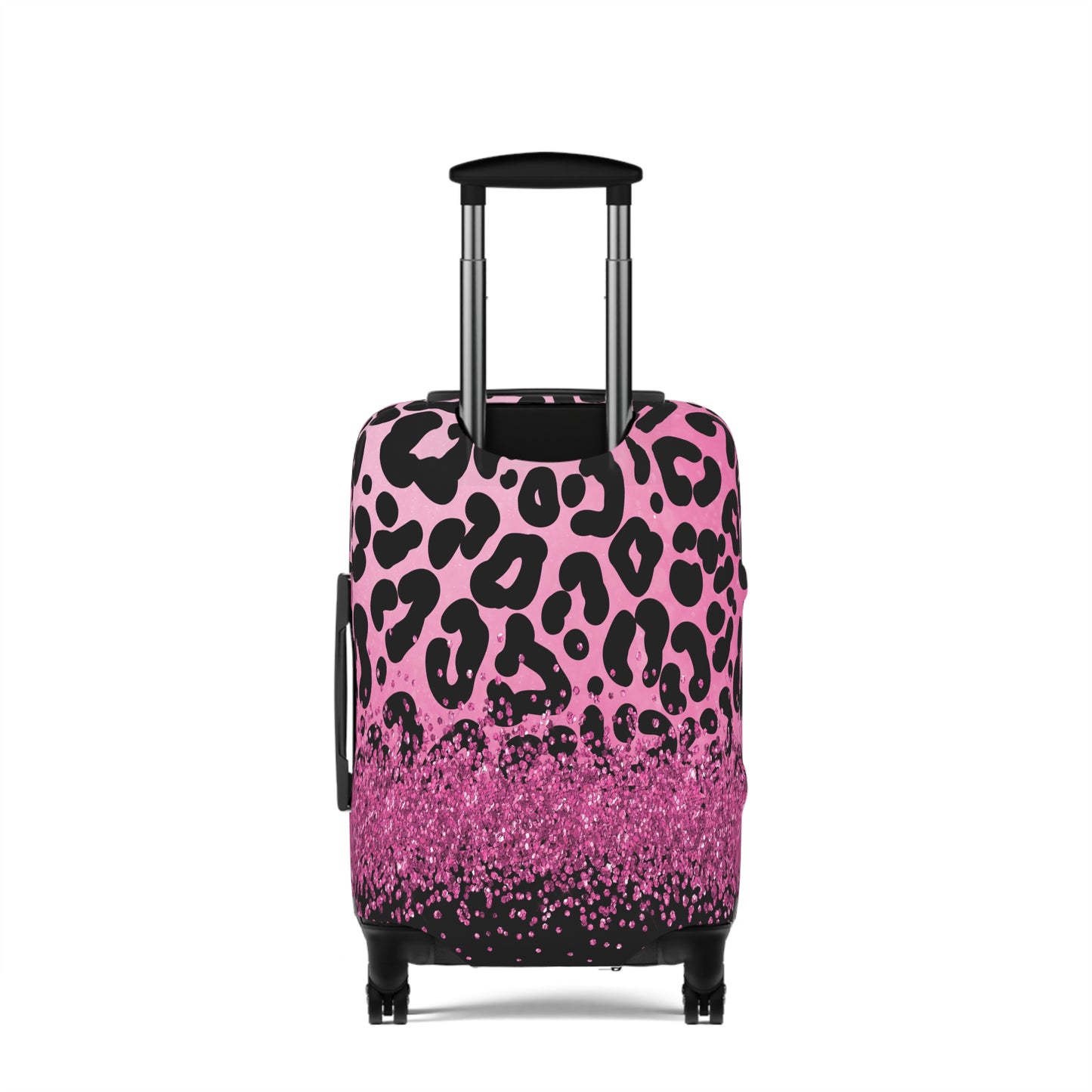 Luggage Cover, Pink Leopard Print, awd-3083