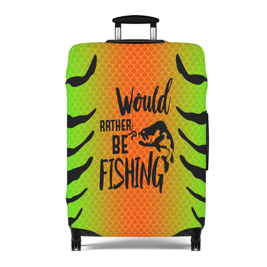 Luggage Cover, Would rather be fishing, awd-3109