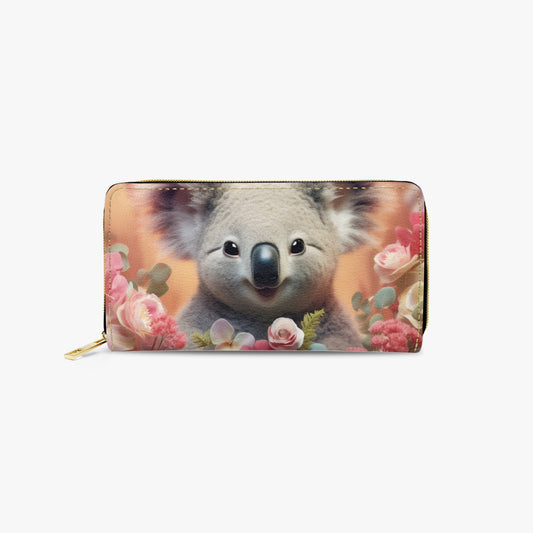 Long Type Zipper Purse - Koala