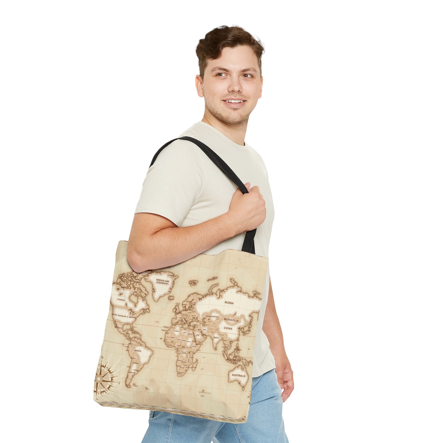 Tote Bag, World Map