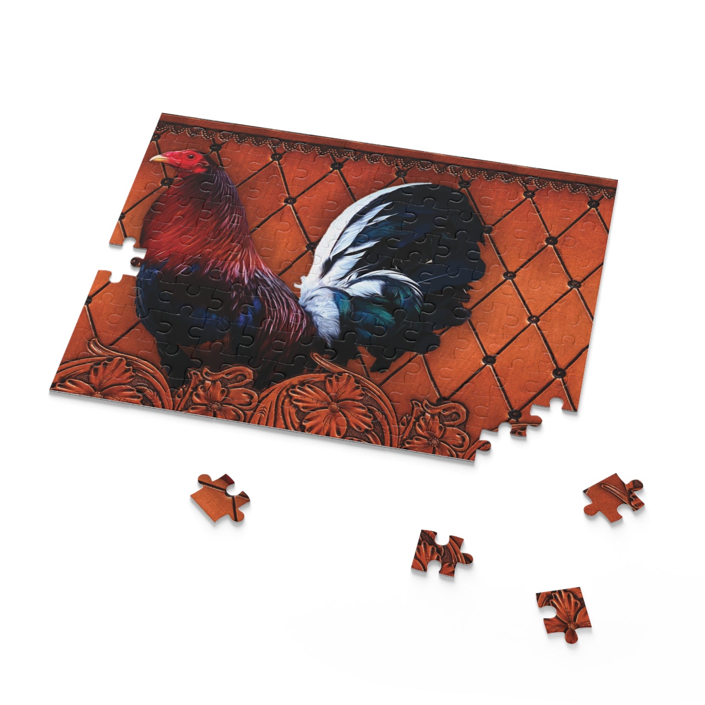 Personalised/Non-Personalised Puzzle, Chicken/Rooster (120, 252, 500-Piece)