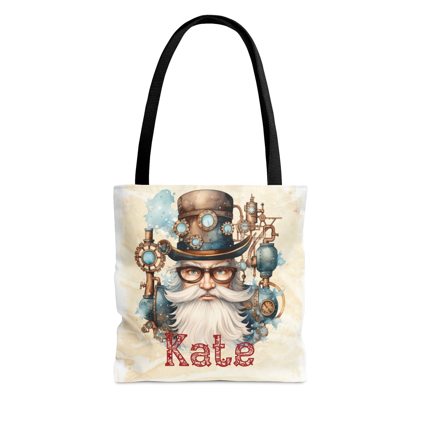 Steampunk Personalised Tote Bag, Steampunk Christmas bag, Christmas Tote Bag, Personalised/Non-Personalised