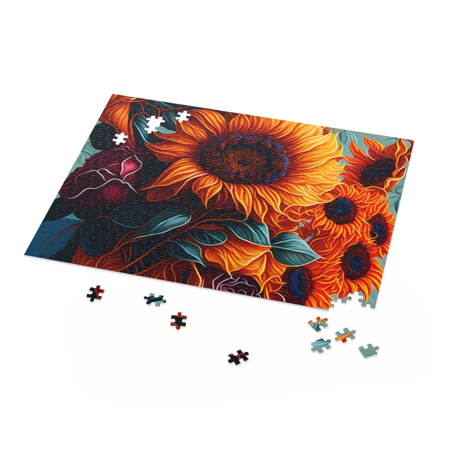 Puzzle, Sunflower  (120, 252, 500-Piece) awd-625