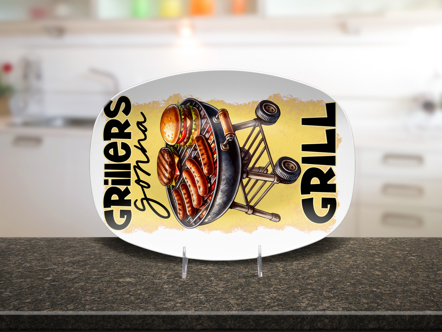 Grillers Gonna Grill 10"x14" Platter