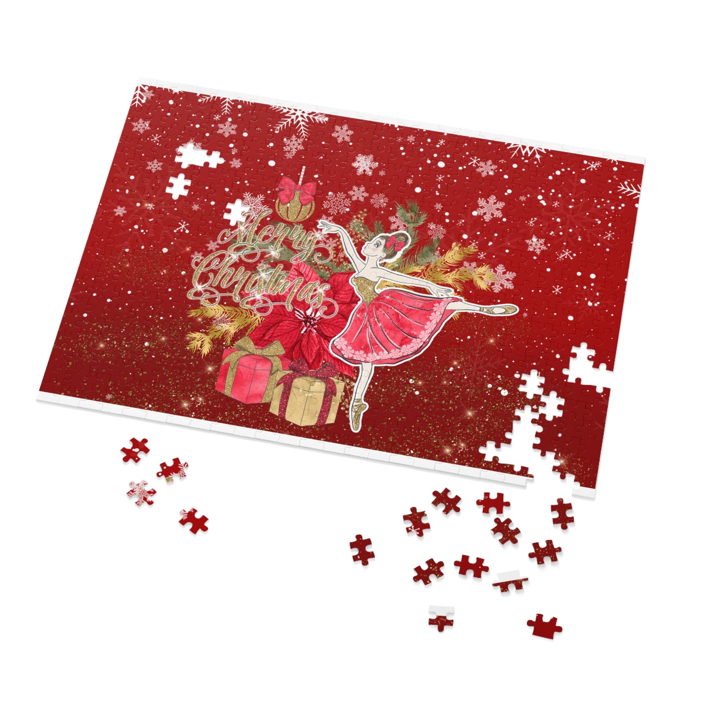 Puzzle, Christmas Sugarplum, Personalised/Non-Personalised (30, 110, 252, 500,1000-Piece)