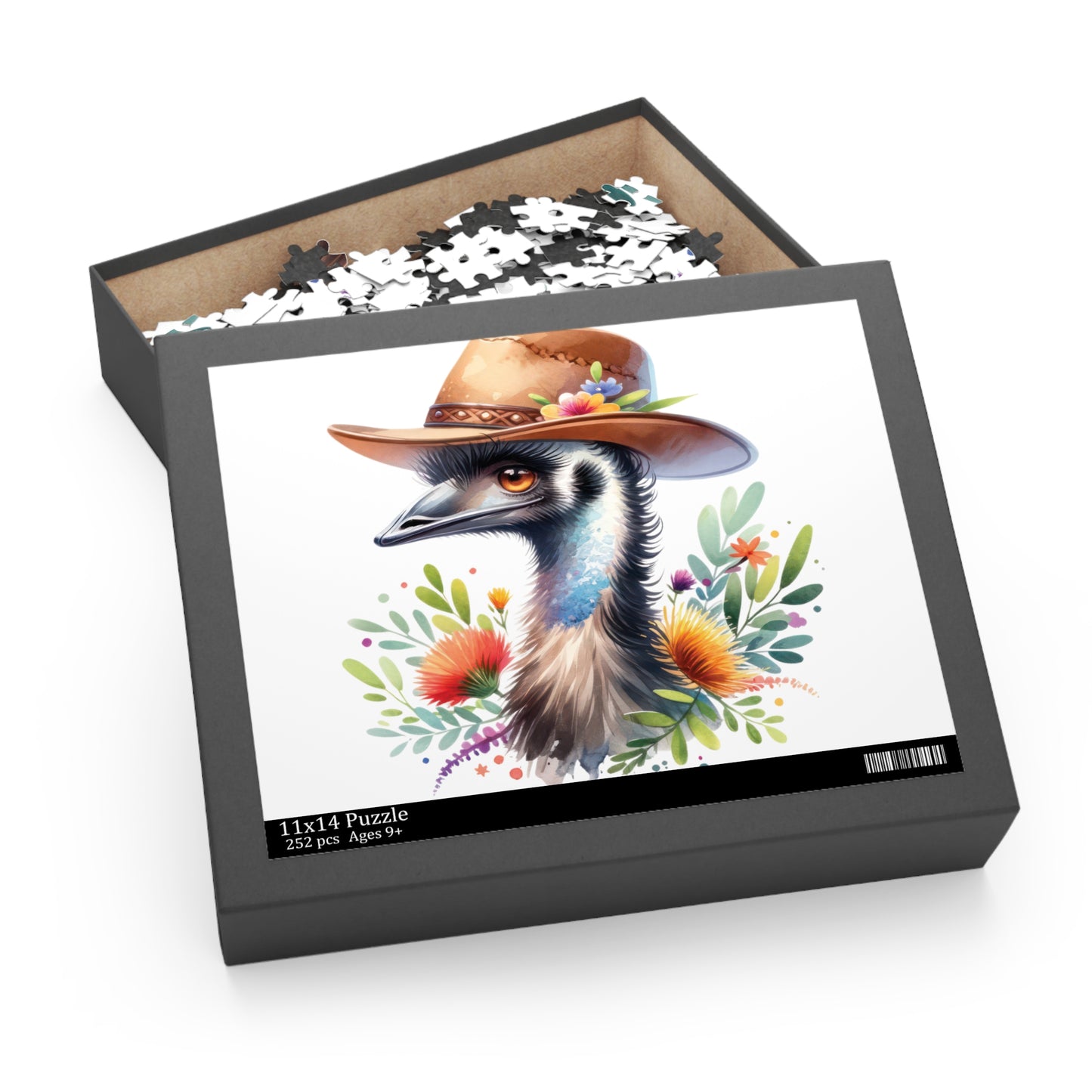 Personalised/Non-Personalised Puzzle, Emu (120, 252, 500-Piece)