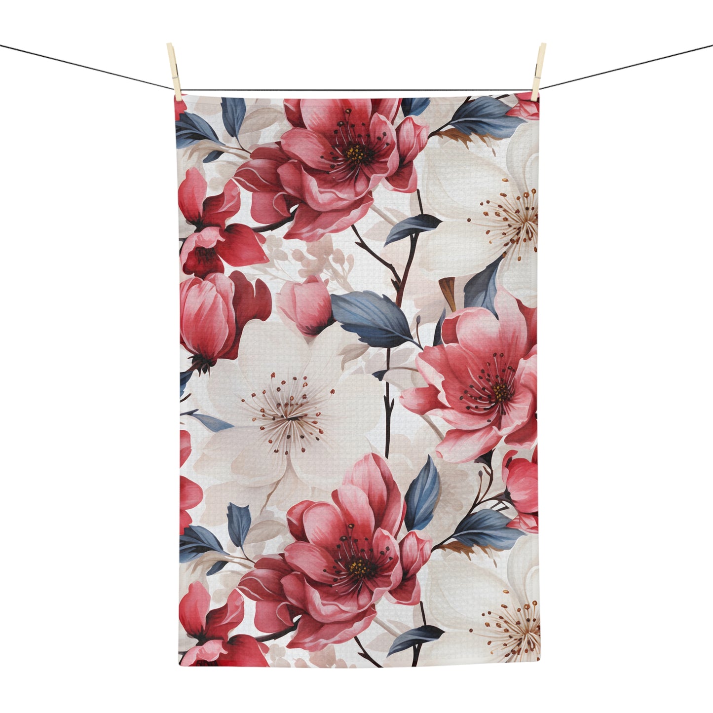 Microfiber Tea Towel Floral