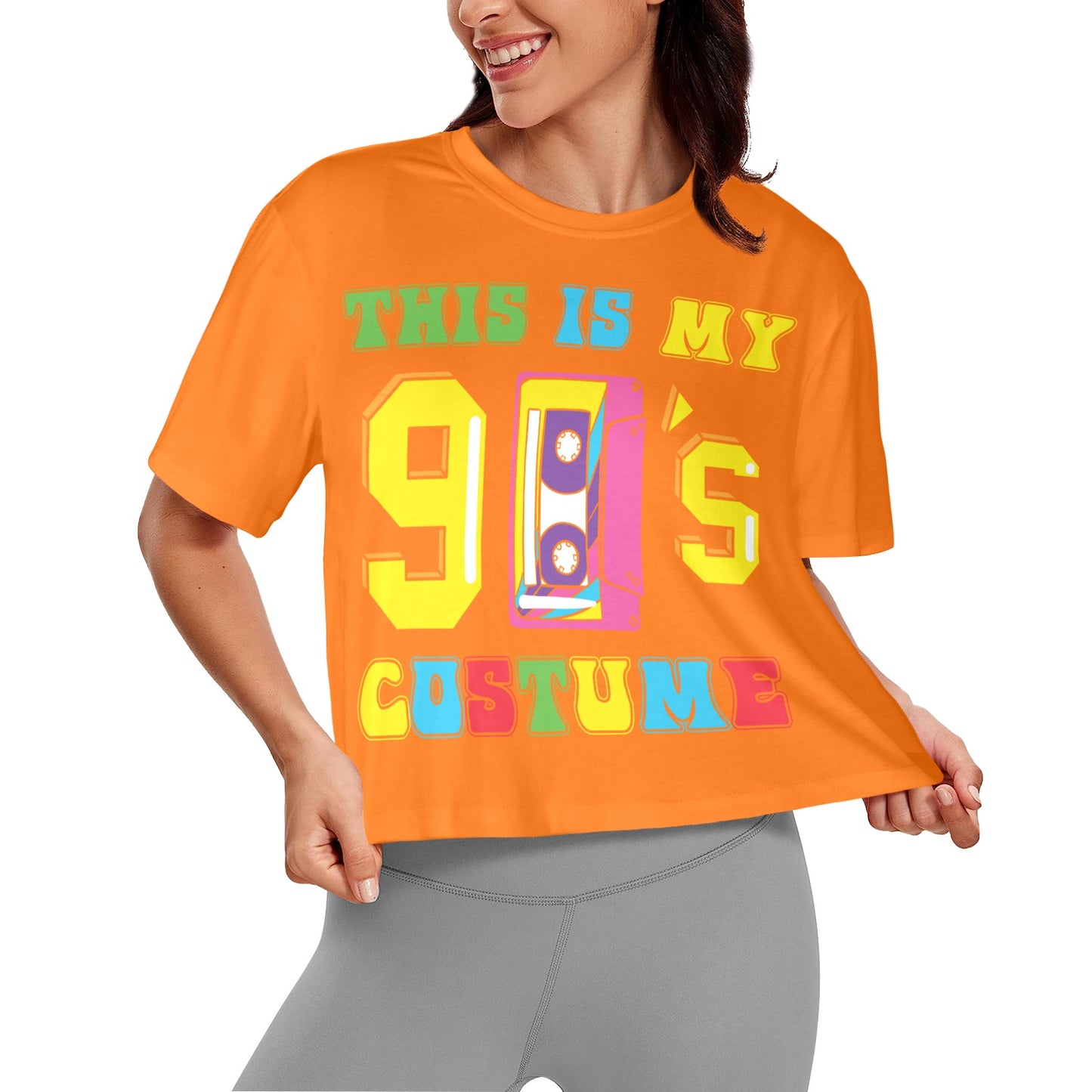 This is My 90's Costume  Women's Cropped T-Shirt