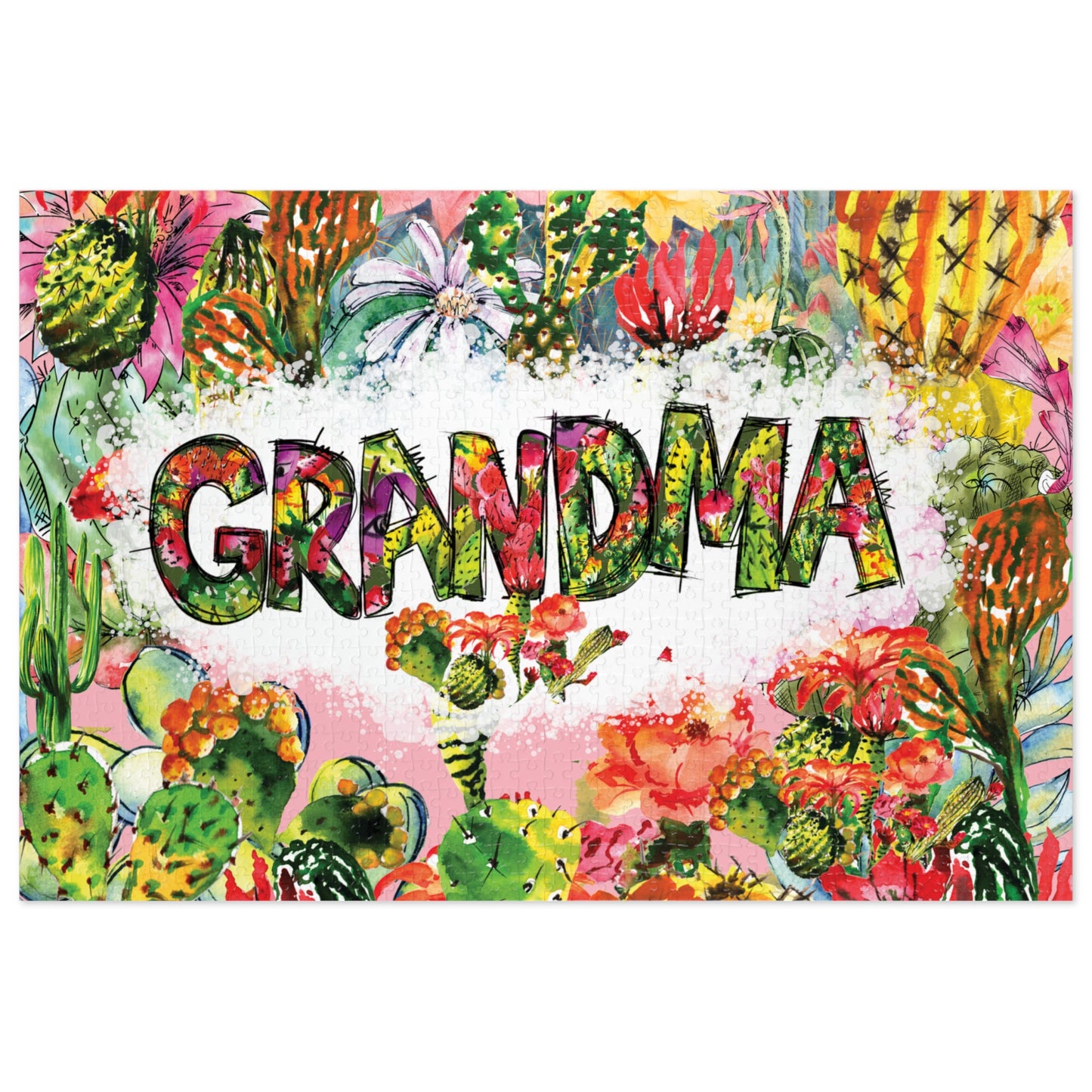 Jigsaw Puzzle, Grandma, Personalised/Non-Personalised (30, 110, 252, 500,1000-Piece)