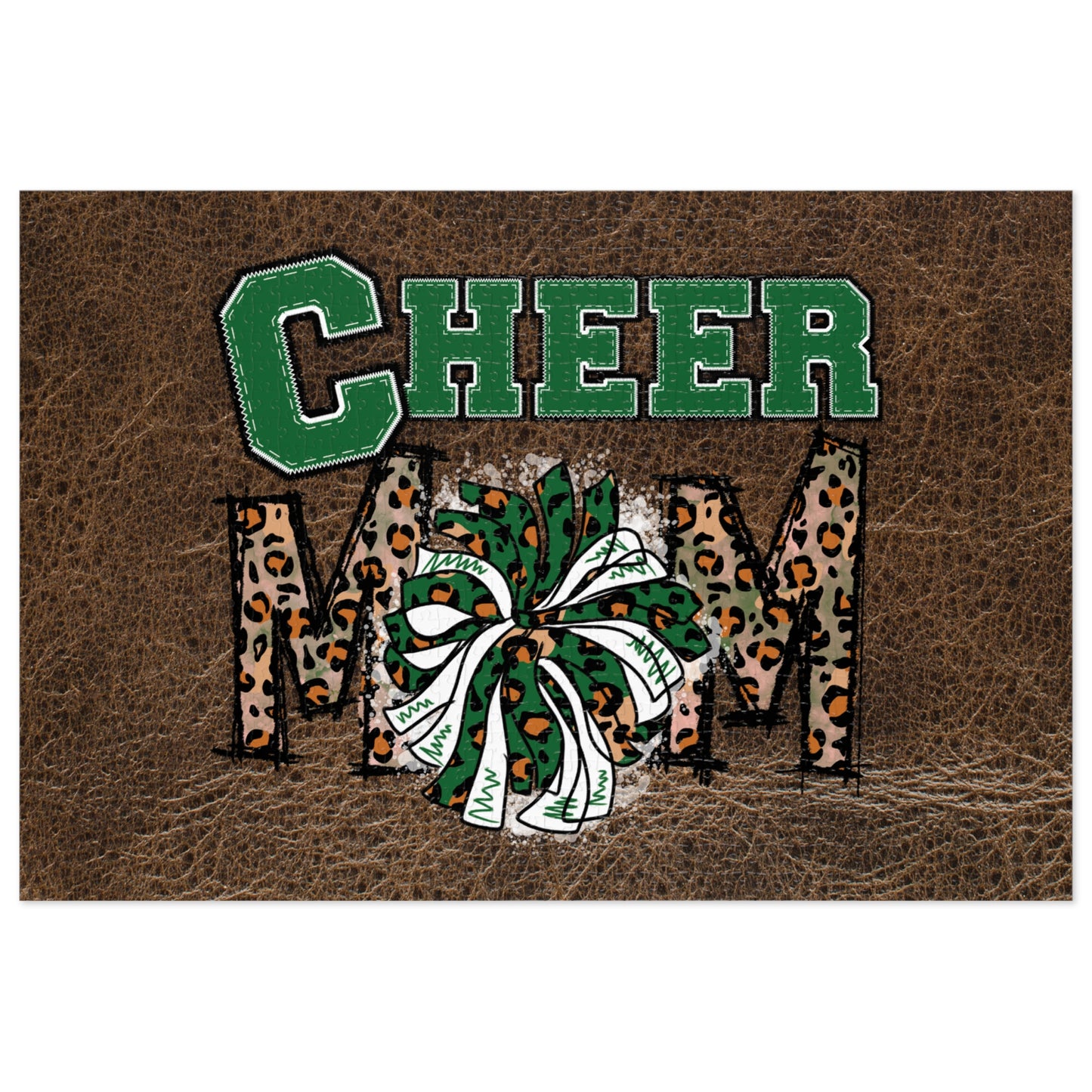 Jigsaw Puzzle, Cheer Mom, Personalised/Non-Personalised (30, 110, 252, 500,1000-Piece)