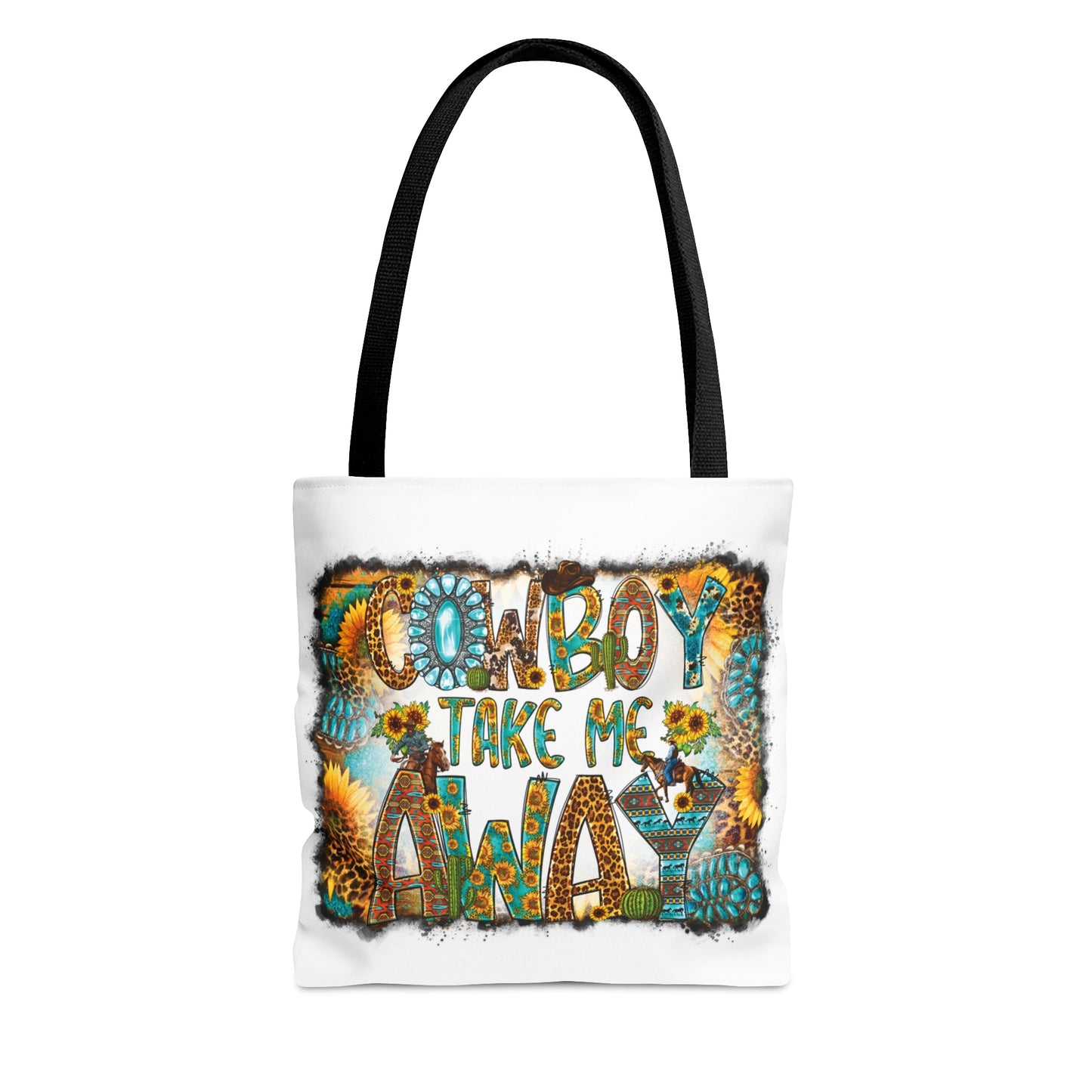 Tote Bag, Western, Cowboy take me away