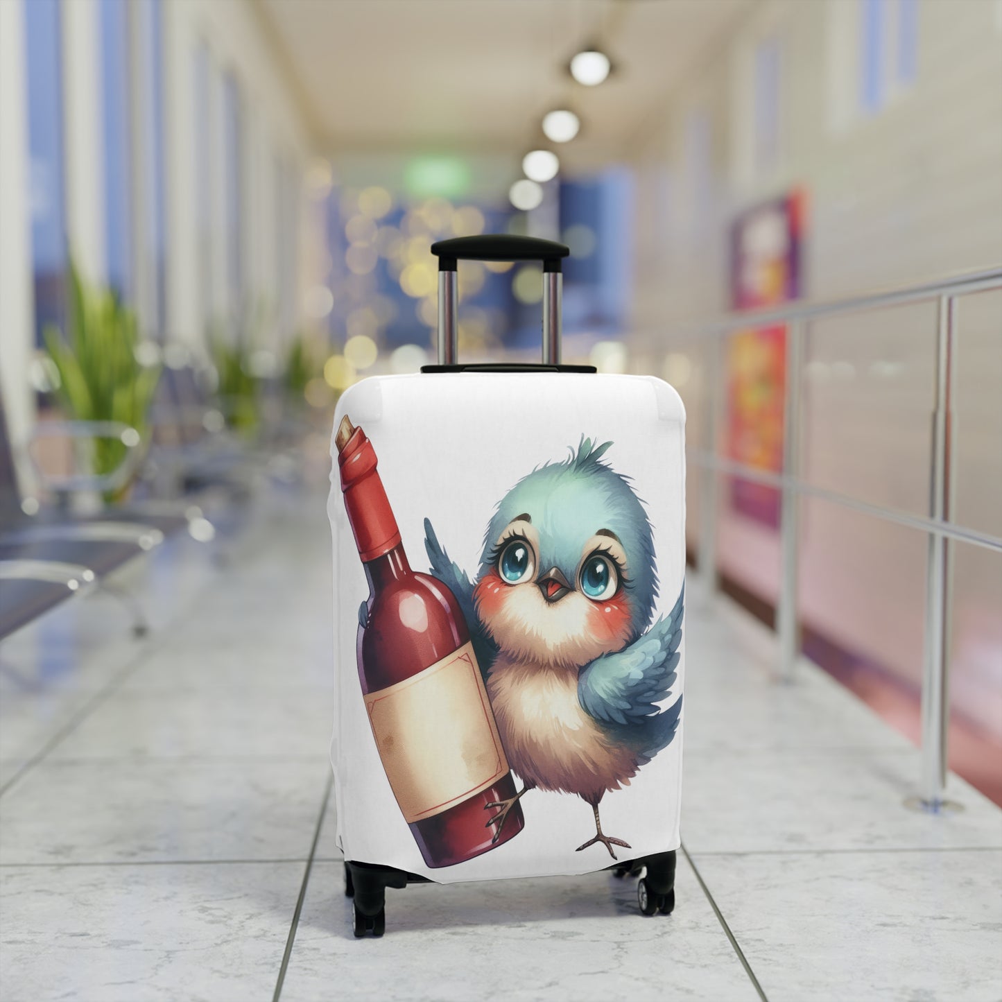 Luggage Cover, Cute Bird, awd-1641